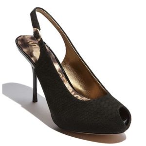 Sam Edelman Evelyn peep toe slingback pumps